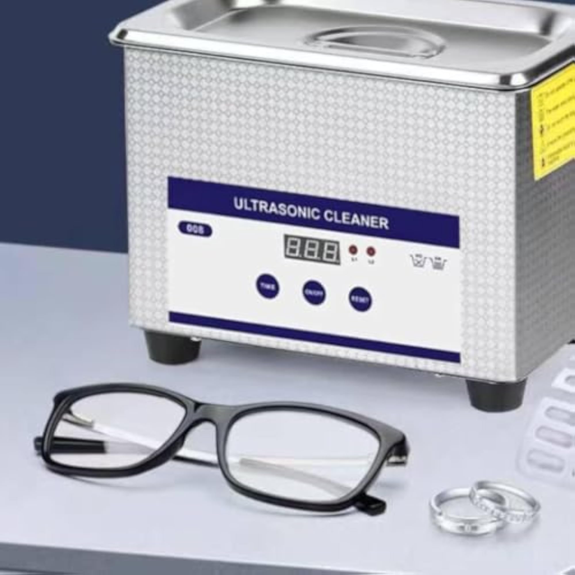 Sonication Cleaner with Basket, Digital Display